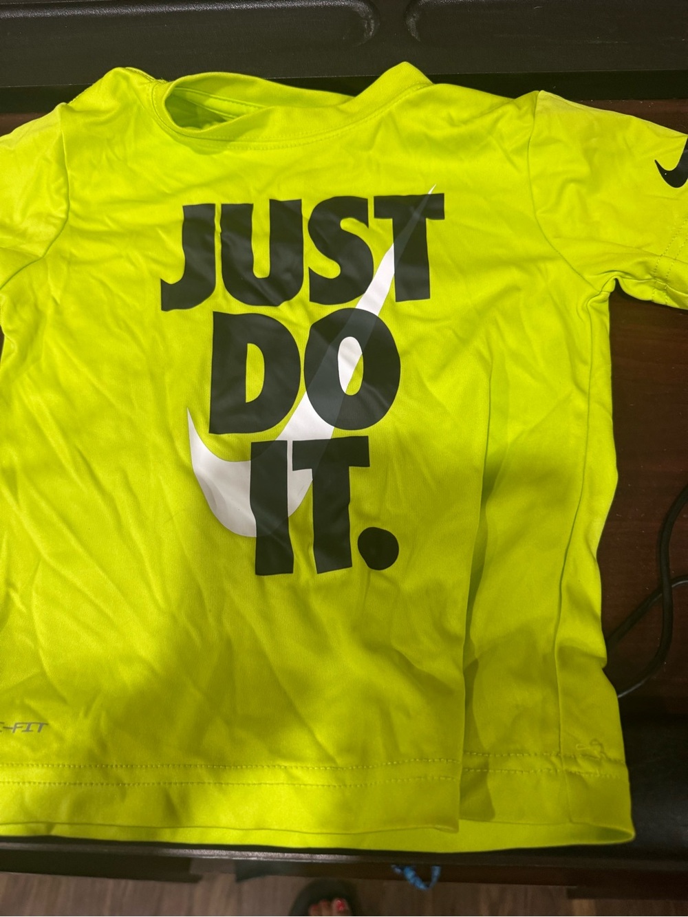 Nike Bright Neon Yellow 'Just Do It.' Graphic Tee